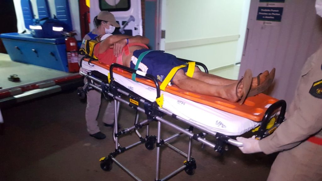 Com ferimento na cabeça, homem é atendido no Cascavel Velho