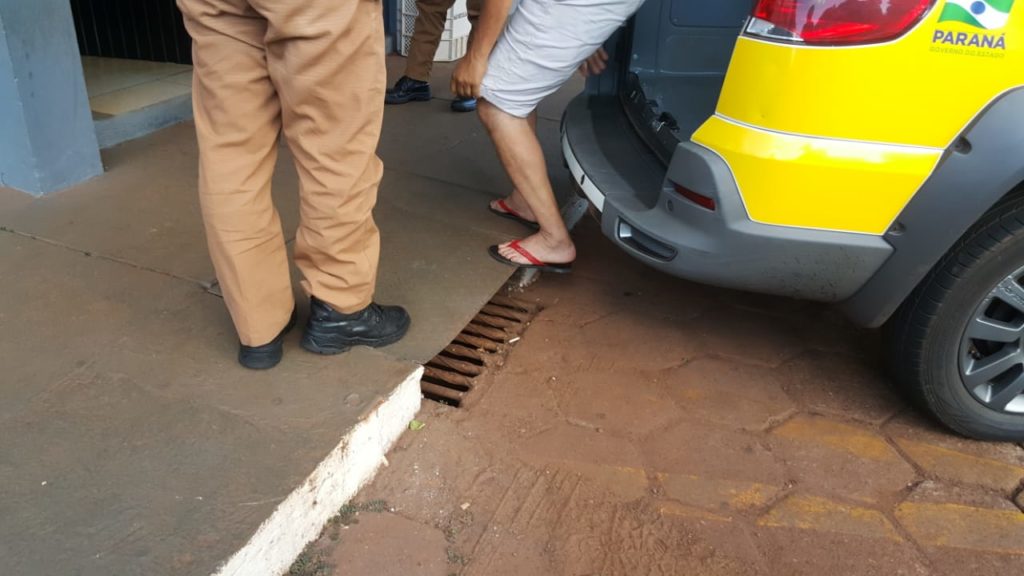 Acusado de ameaçar a esposa é detido pela UPS Norte no Bairro Florais do Paraná
