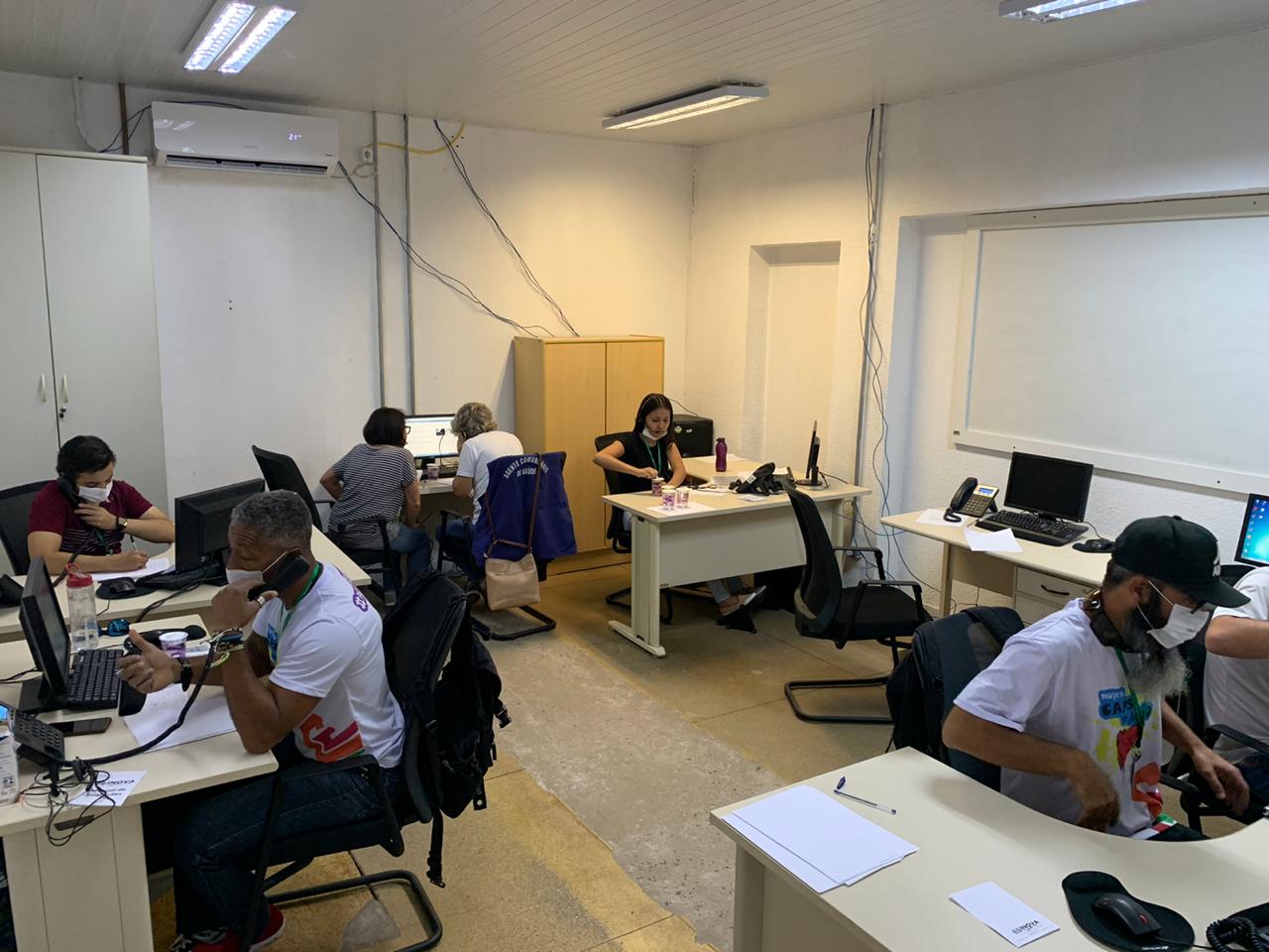 Call Center da Secretaria de Saúde recebe mais profissionais para atendimento à população