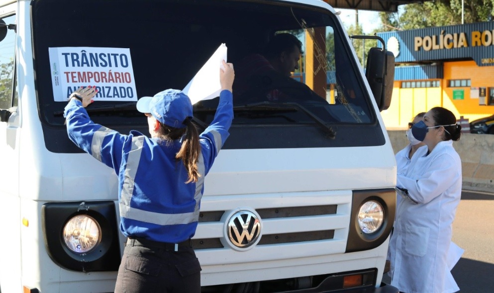 Prefeitura realizou mais de 800 abordagens nesta tarde de barreiras nas rodovias