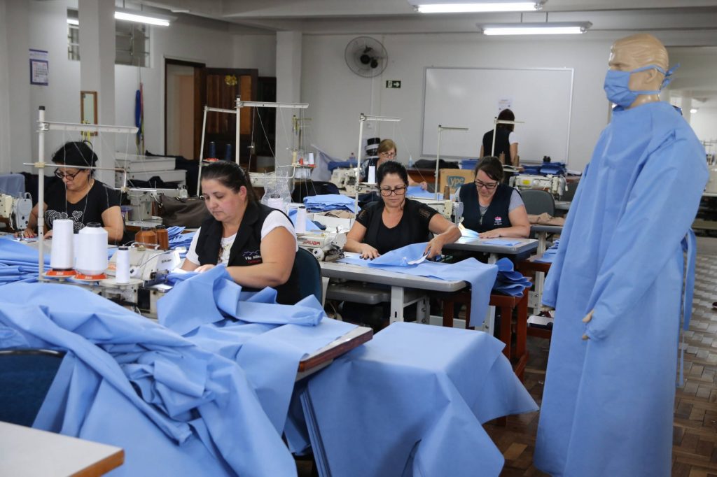 Parceria entre órgãos estaduais produzirá 500 mil máscaras