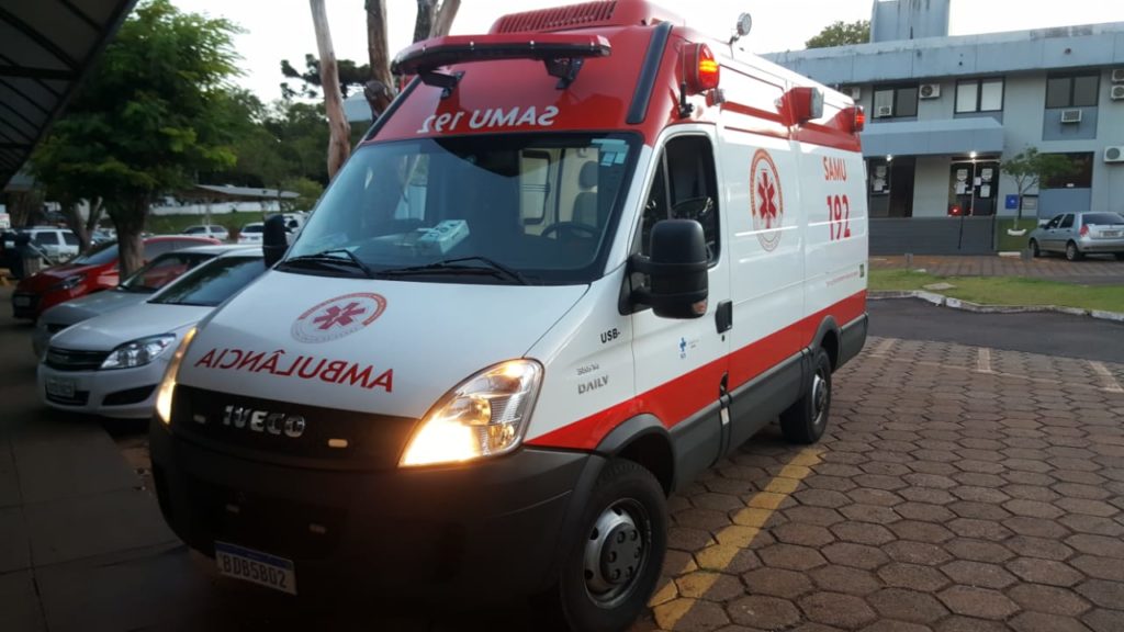 Detenta que sofre de pressão alta é socorrida pelo Samu na Cadeia Pública de Cascavel