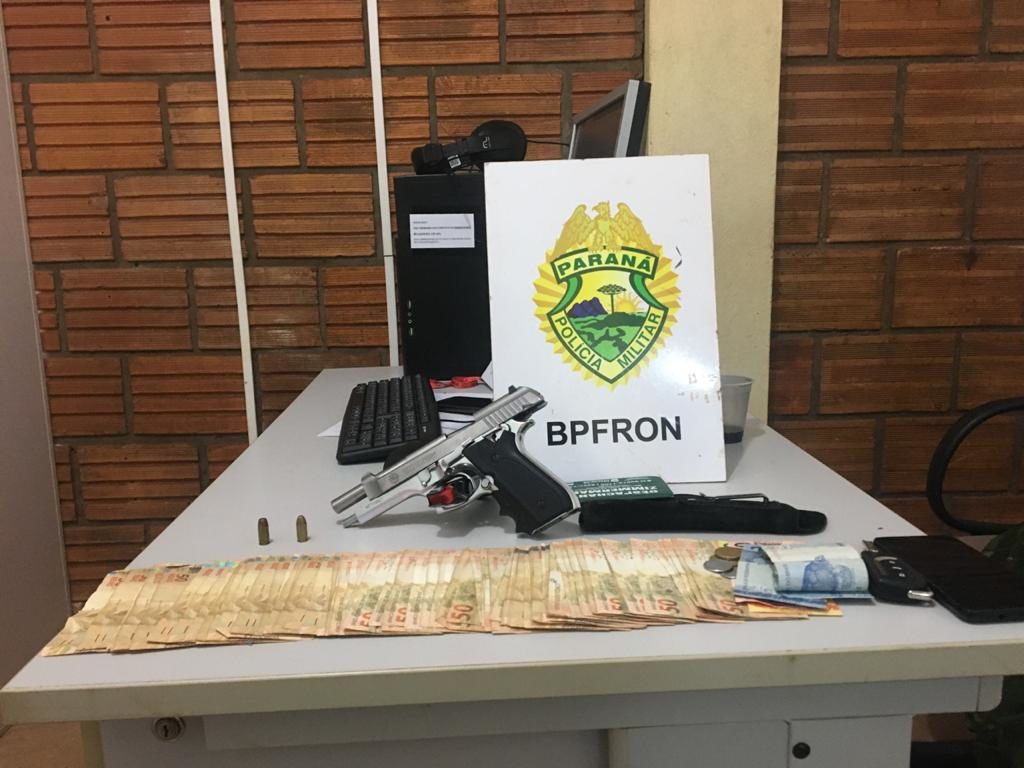 Indivíduo armado é detido em ação do BPFron em Entre Rios do Oeste