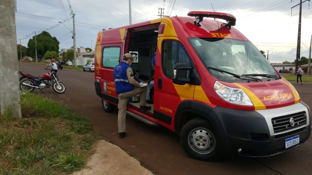 Colisão entre motos mobiliza equipe do Siate ao Conjunto Riviera
