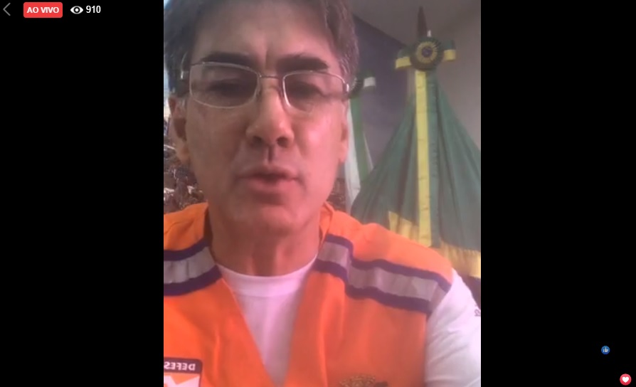 Paranhos faz live onde pede que população ore hoje pela misericórdia de Deus