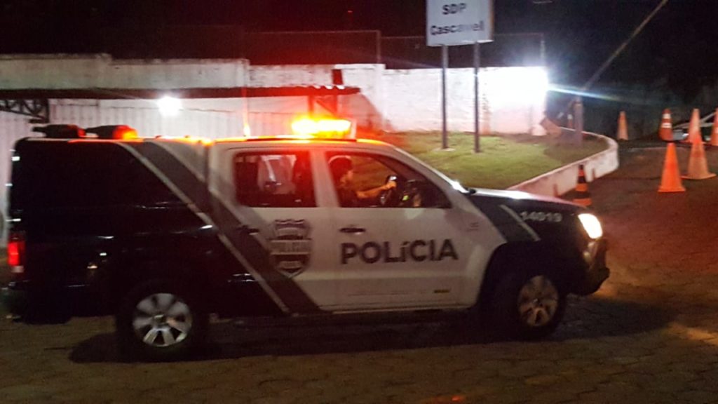 Viaturas saem às ruas de Cascavel para “Toque de Recolher”