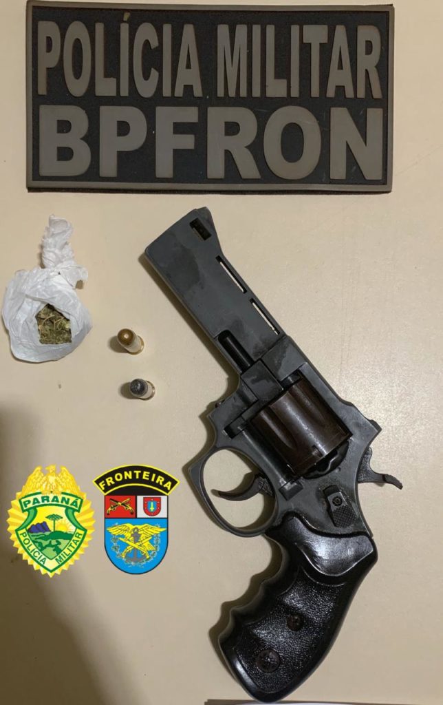 Ação do BPFron em Terra Roxa termina com arma de fogo, droga e munição apreendidas