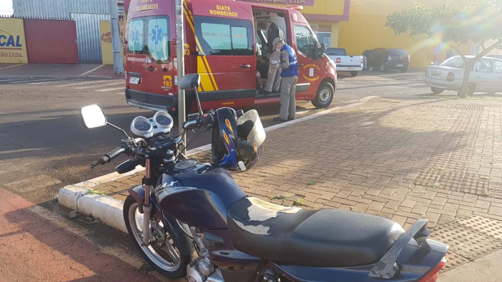 Homem fica ferido em acidente na Av. Tito Muffato