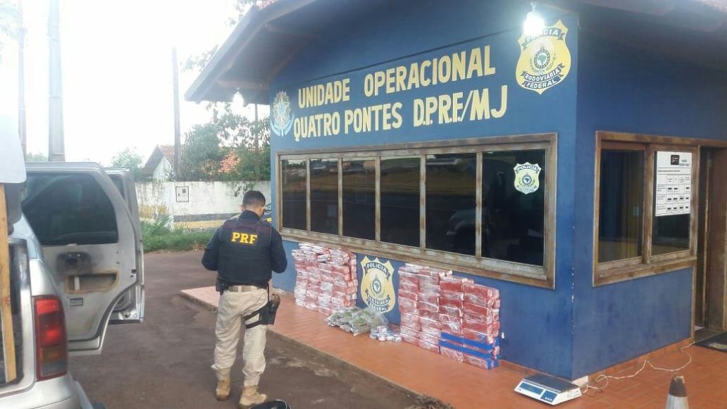 PRF apreende 260 quilos de maconha em Marechal Cândido Rondon