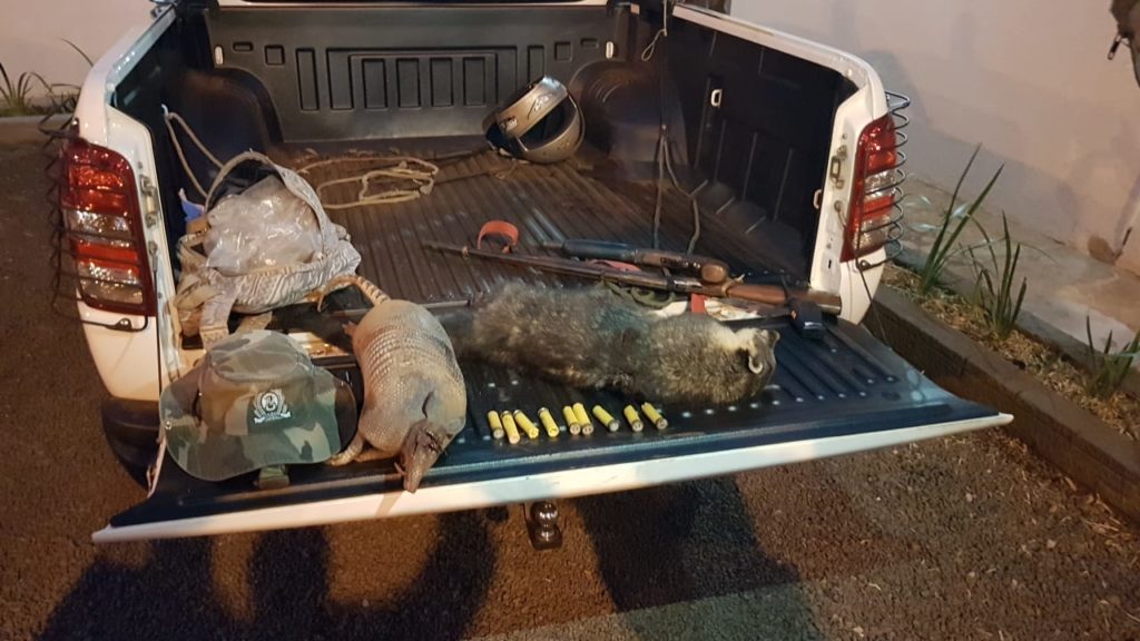 Em pleno feriado da Semana Santa, caçadores são flagrados em atividade pela PM Ambiental