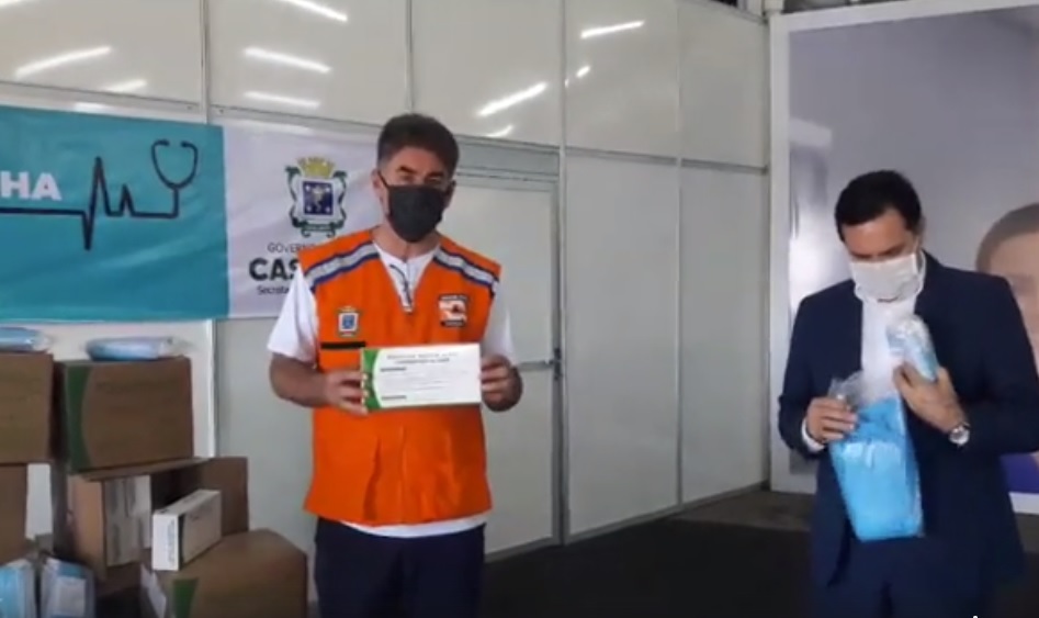 Município recebe doação de materiais para enfrentamento da Covid-19