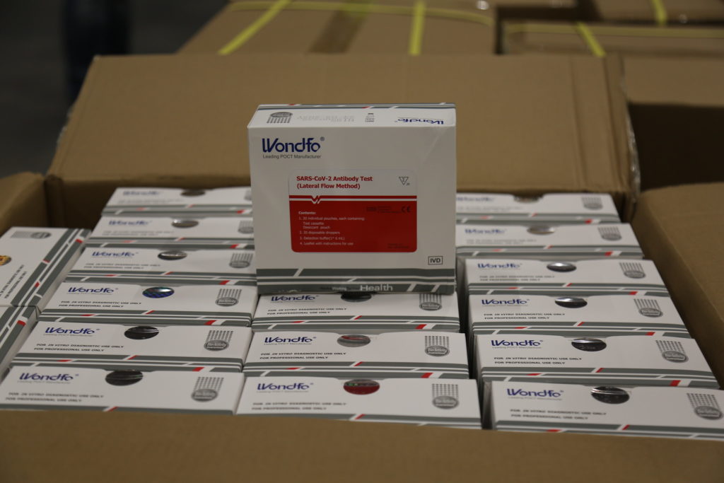 Governo distribui 52,4 mil testes rápidos para os 399 municípios