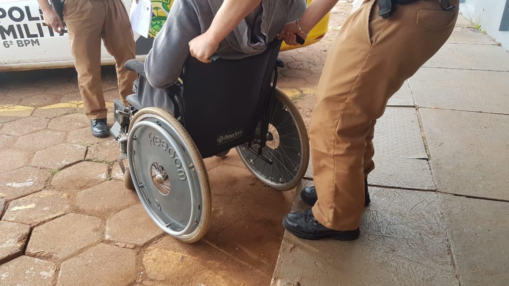 Procurado pela Justiça por tráfico de drogas, cadeirante é preso pela UPS Norte