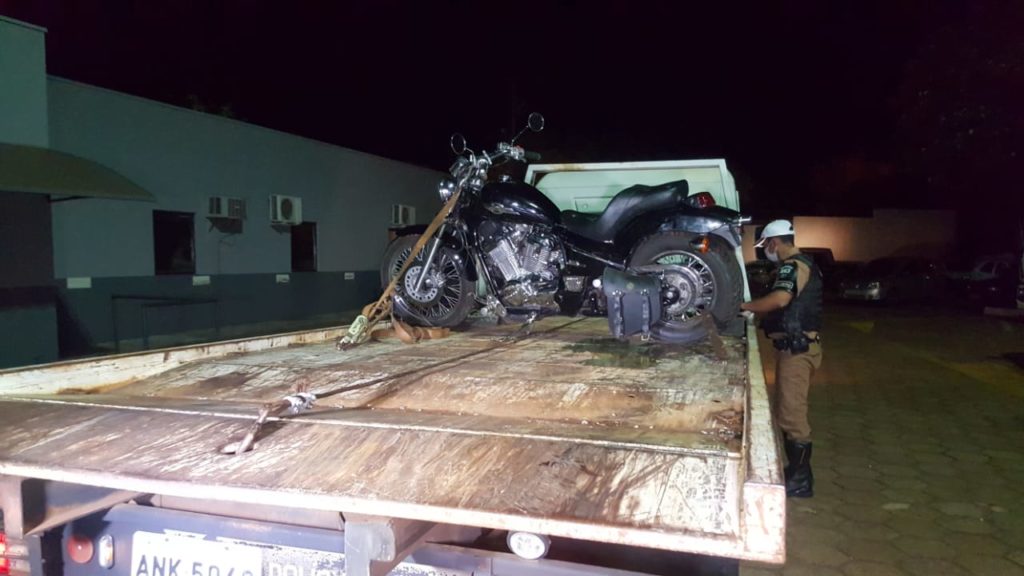 Moto furtada no Centro é localizada no Brasmadeira