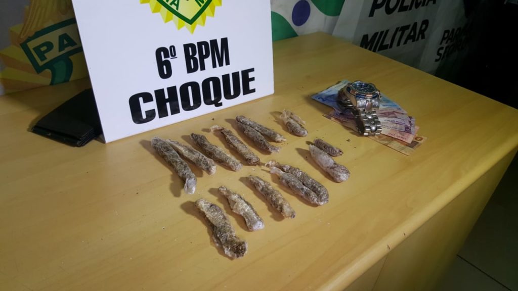 Indivíduo é detido pelo Choque com porções de maconha e dinheiro no Morumbi