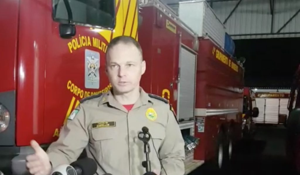 Capitão do Corpo de Bombeiros fala sobre queda de aeronave em Toledo