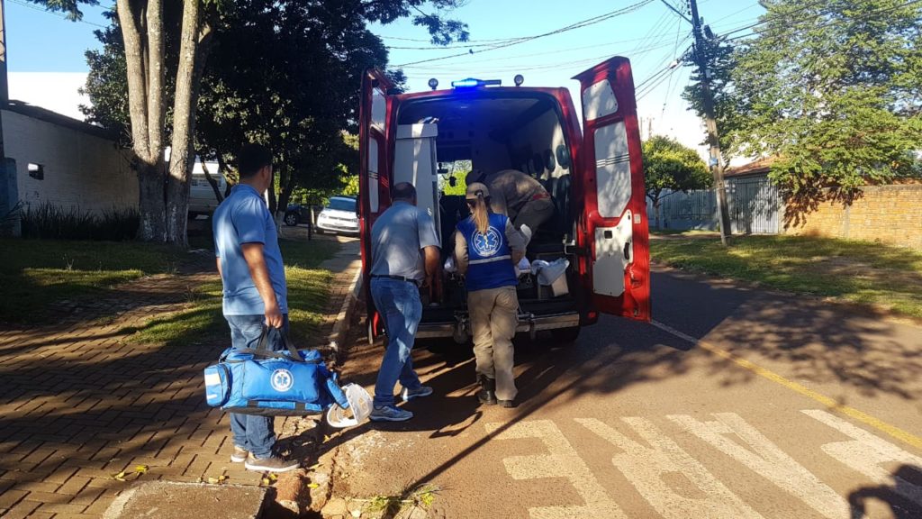 Homem é atingido por chapa de ferro no Bairro Santa Cruz