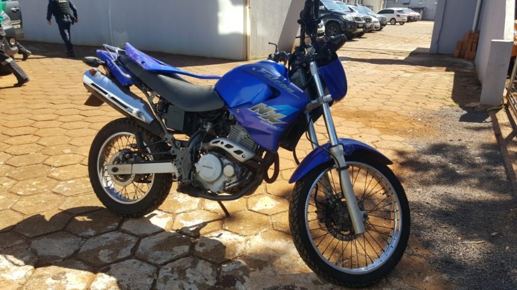Uma das motos que foram furtadas no São Cristóvão é recuperada pela Guarda Municipal