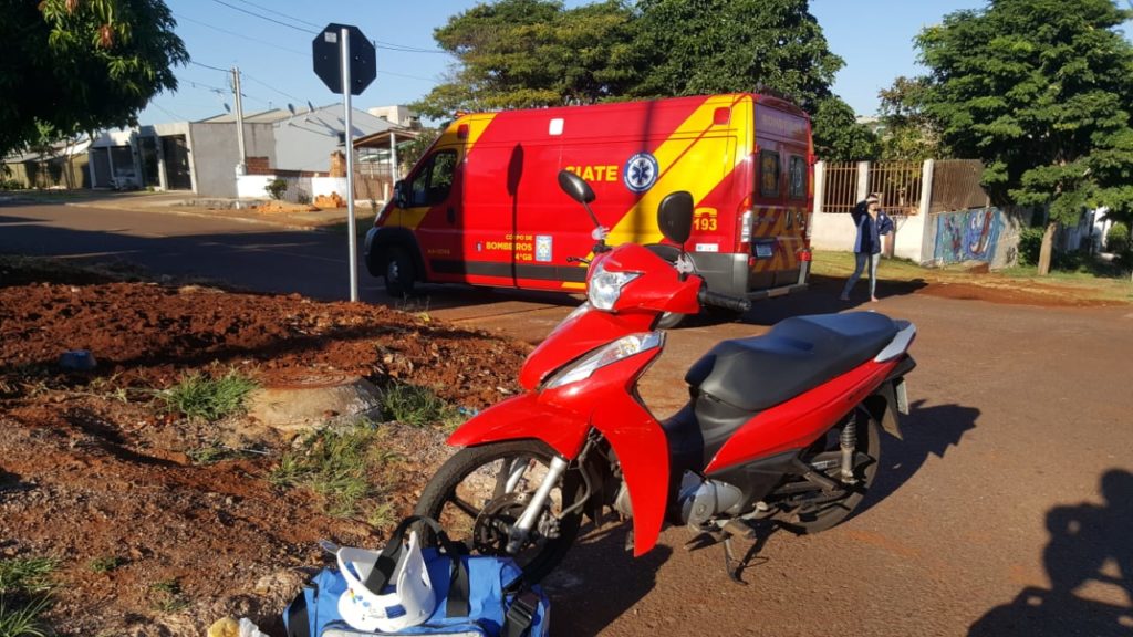 Mulher de 32 anos fica ferida em acidente no Bairro Morumbi
