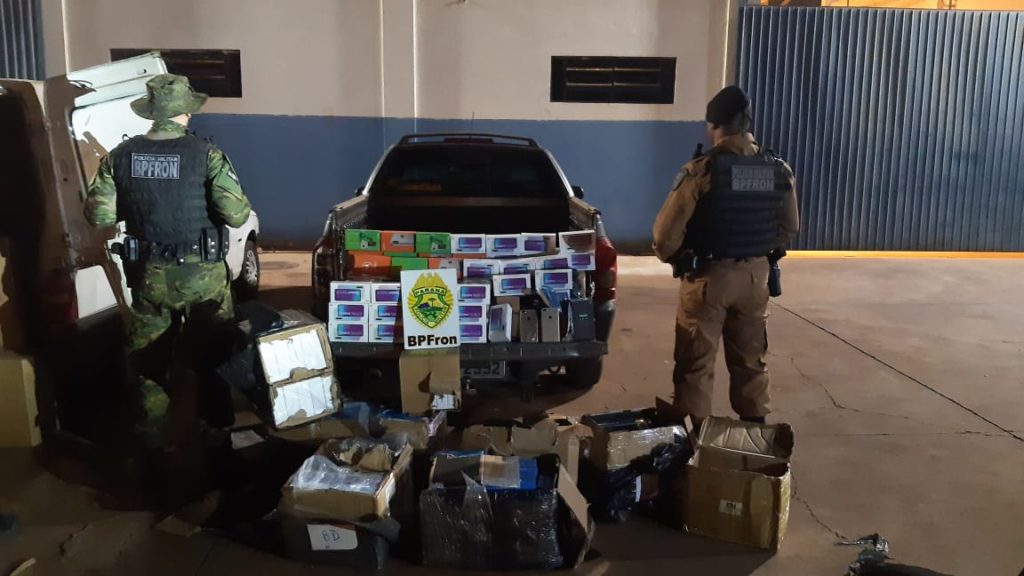 BPFron apreende carga de cigarros avaliada em mais de R$ 500 mil