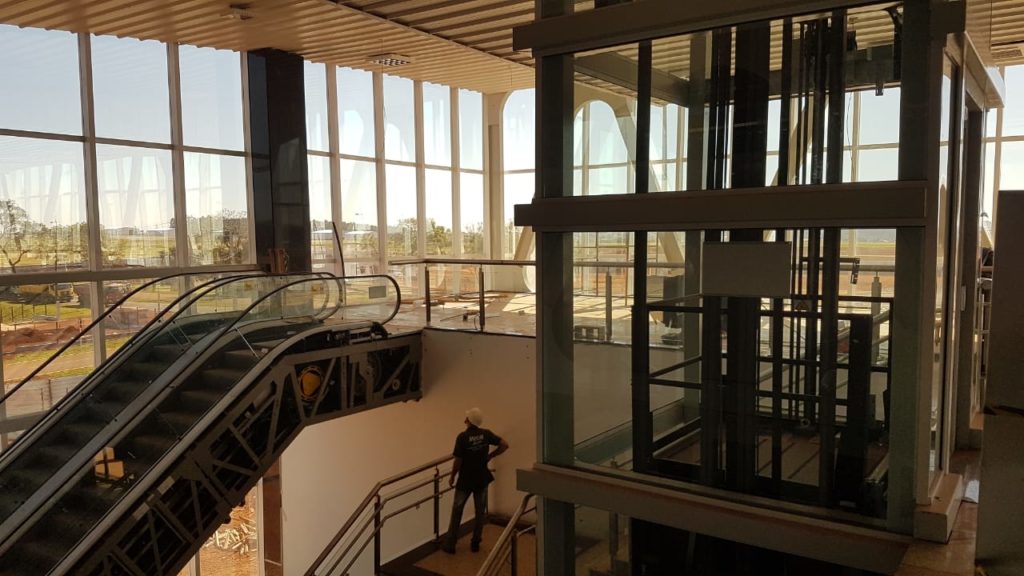 Quase pronto! Confira como estão as obras do novo terminal de passageiros do Aeroporto de Cascavel