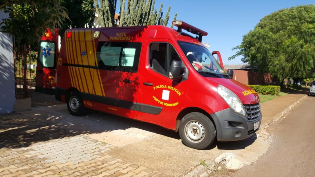 Idoso fica ferido no Bairro Santa Felicidade