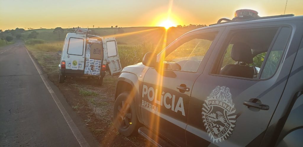Cigarros contrabandeados são apreendidos em Ouro Verde do Oeste