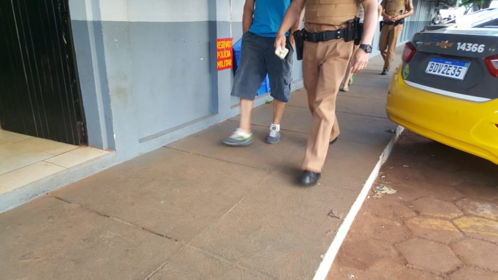Acusado de agredir companheira é detido pela PM no Bairro Santa Cruz