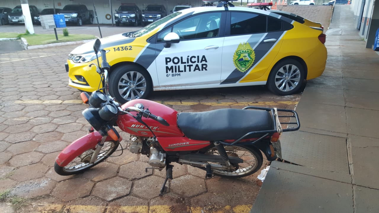 Motocicleta com placa falsa é apreendida na Região do Interlagos Imagem referente a Motocicleta com placa falsa é apreendida na Região do Interlagos