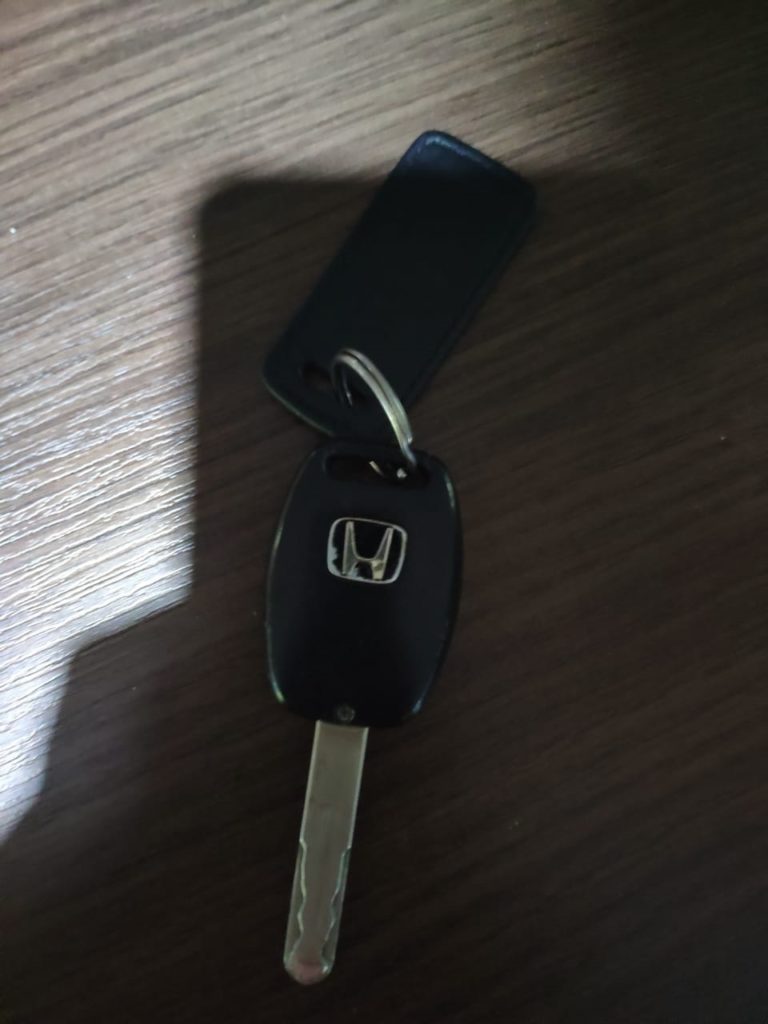 Chave de veículo Honda foi encontrada perto do Terminal Oeste