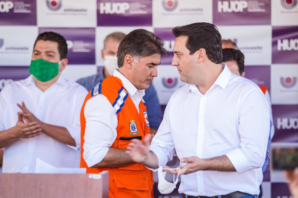 Prefeito de Cascavel, Leonaldo Paranhos realiza exames para Covid-19