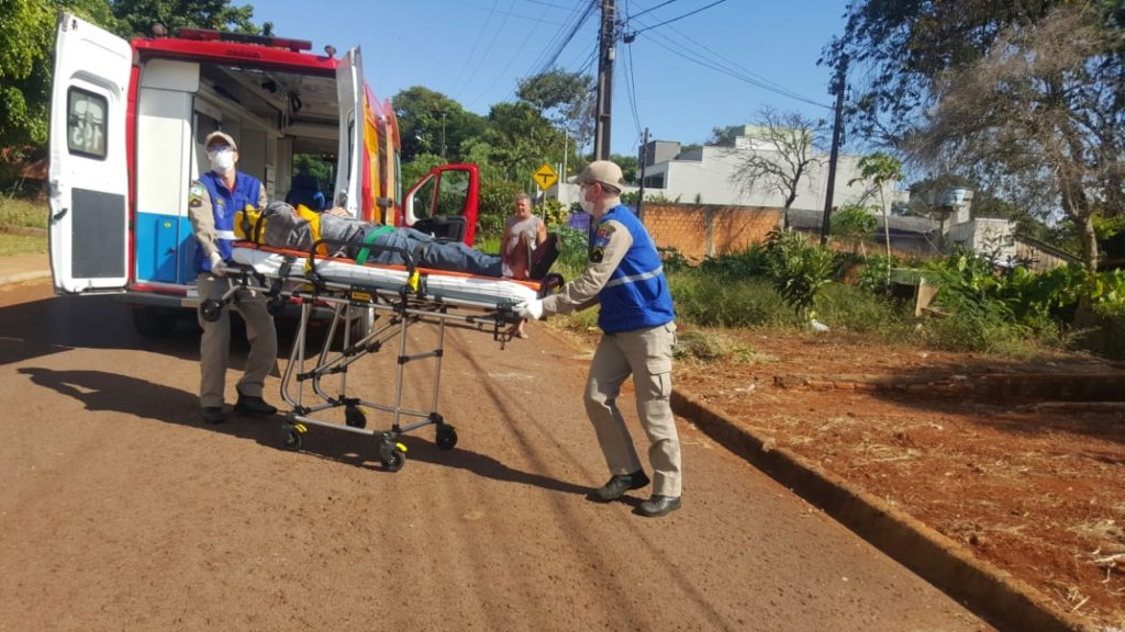 Siate atende vítima de queda no Bairro Cancelli