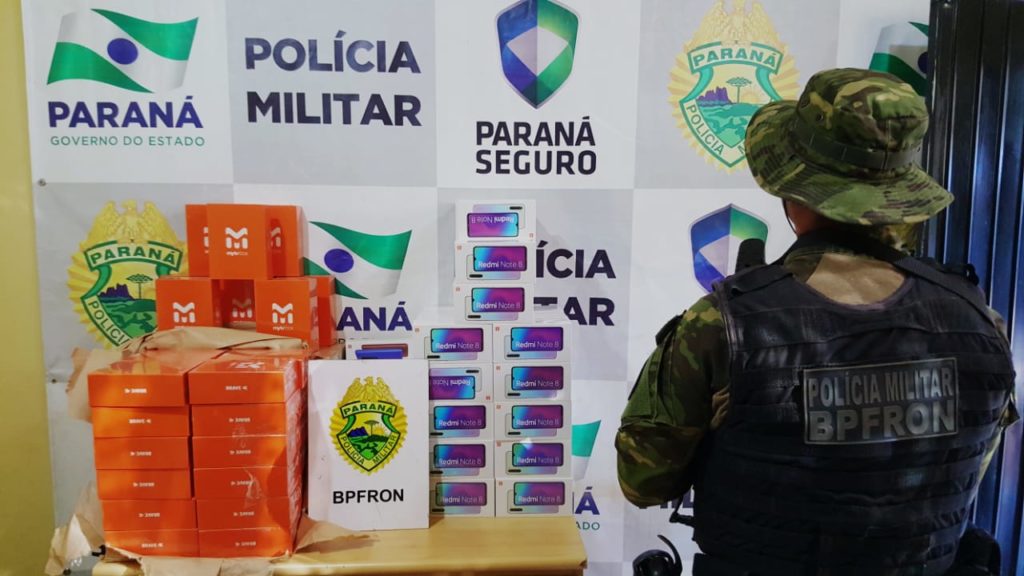 Homem é preso na BR-277 com carga de celulares avaliada em cerca de R$ 90 mil