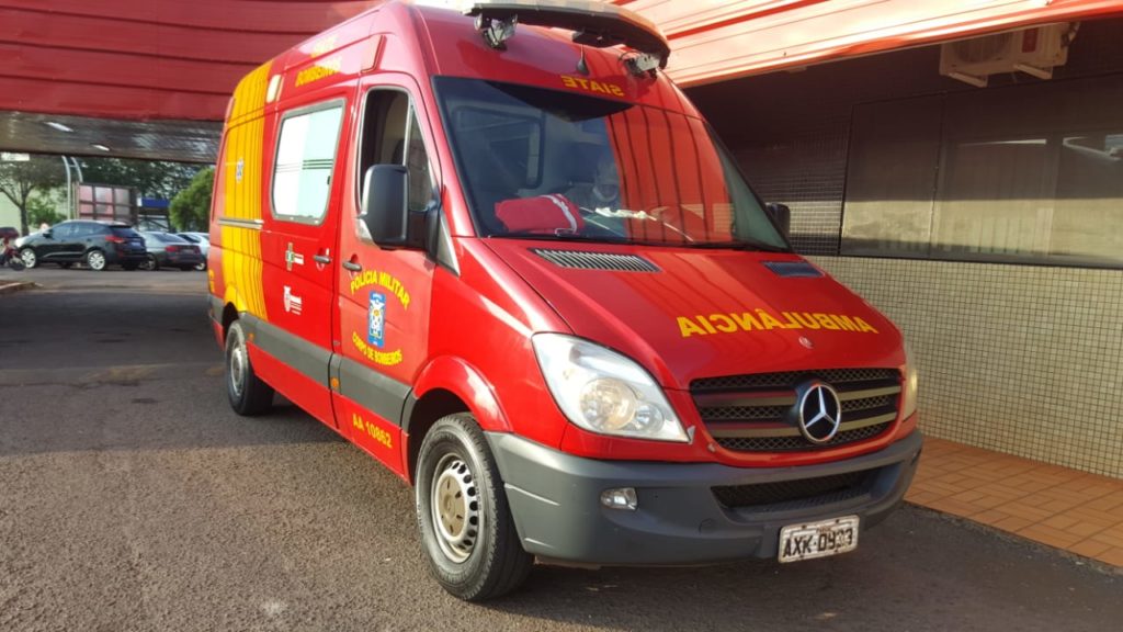 Idoso fica ferido ao sofrer queda no Bairro Santa Felicidade