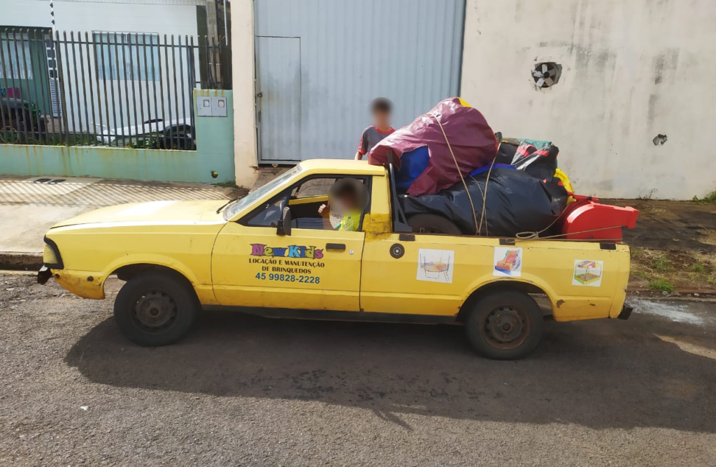 Pampa amarela com placas AGG-5709 foi furtada no Cascavel Velho