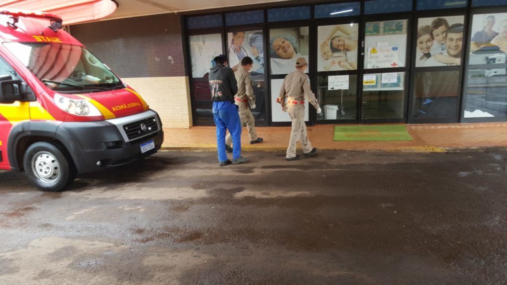 Trabalhador é socorrido pelo Siate no Núcleo Industrial