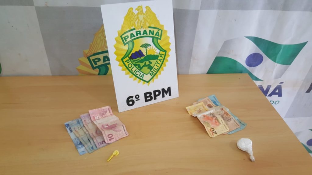 Polícia Militar detém duas pessoas com drogas no Bairro Floresta
