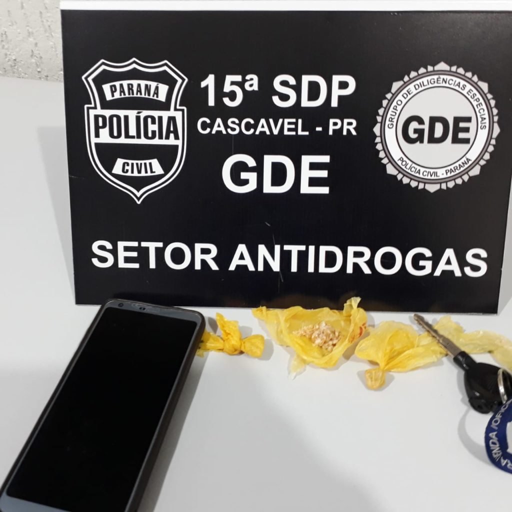 Investigadores do GDE detêm indivíduo e apreende pedras de crack no Bairro Cancelli