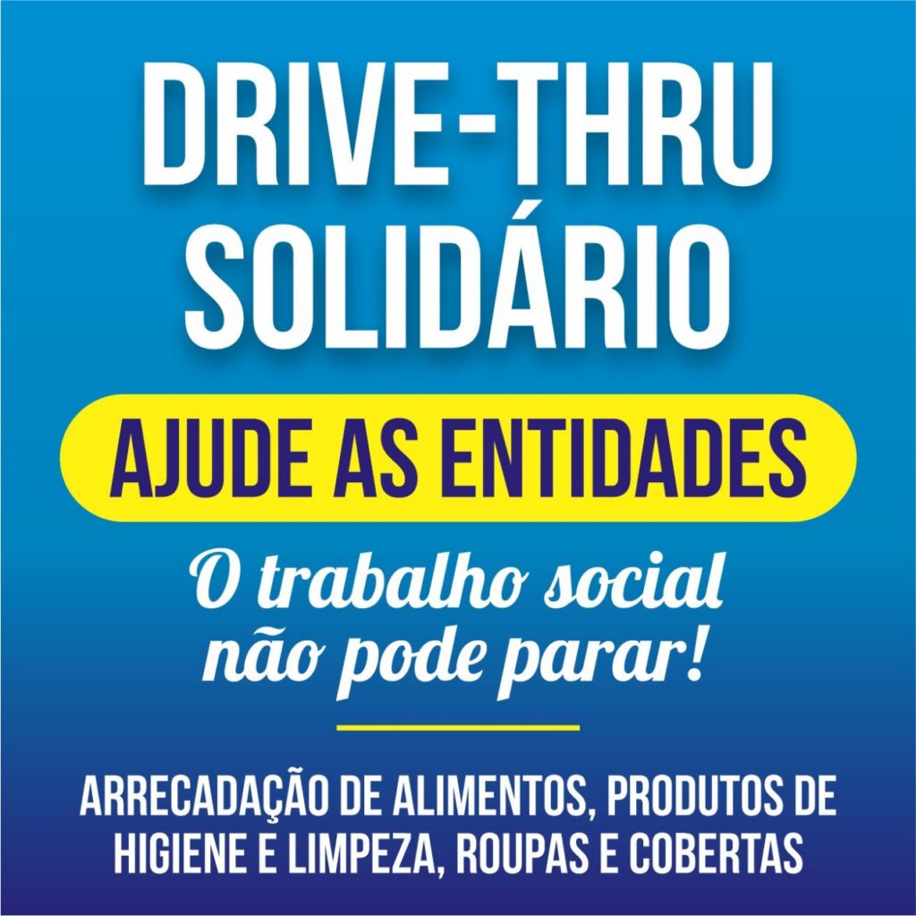 Drive-thru solidário será realizado neste sábado (9) no antigo Terminal Oeste, das 9h às 13h