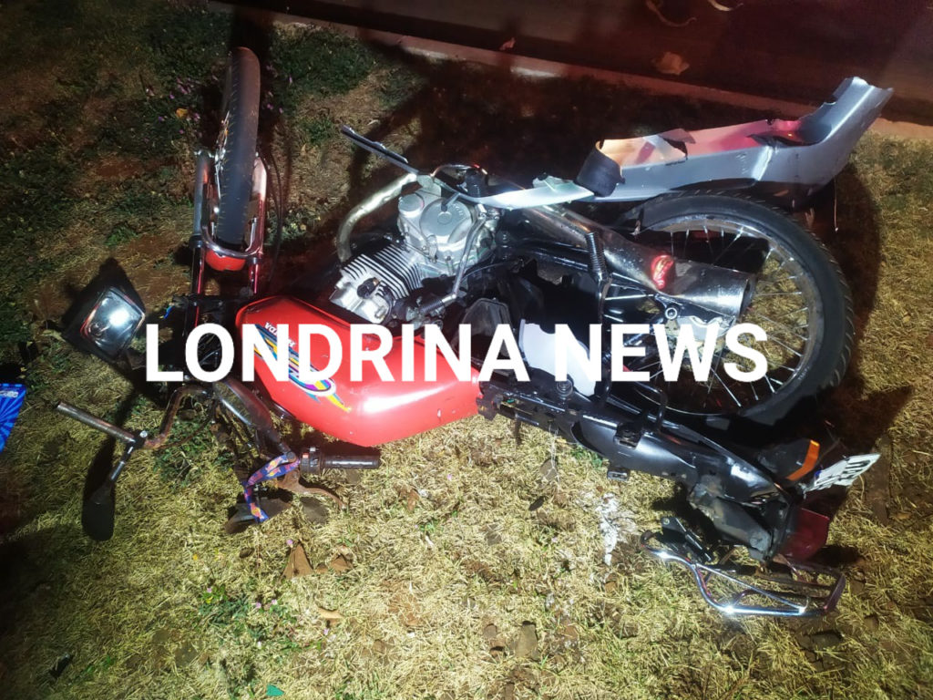 Grave colisão entre carro e moto deixa duas pessoas feridas na BR-369, em Londrina