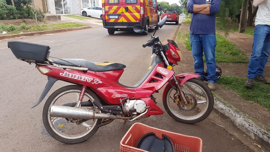 Acidente de trânsito é registrado no Bairro Floresta