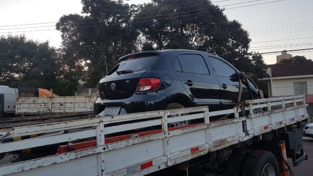Veículo Gol é recuperado em ação da PRE em Cascavel