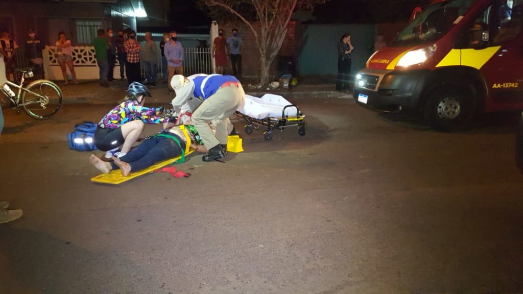 Mulher atropelada no Centro tem quadro de saúde estável