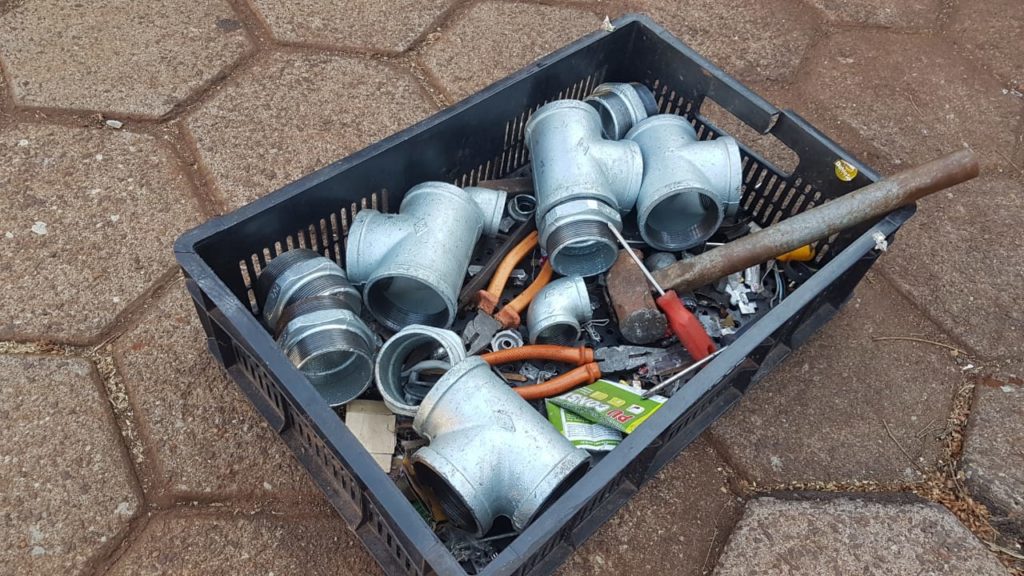 Homem é detido pela Guarda Municipal com objetos furtados de obra