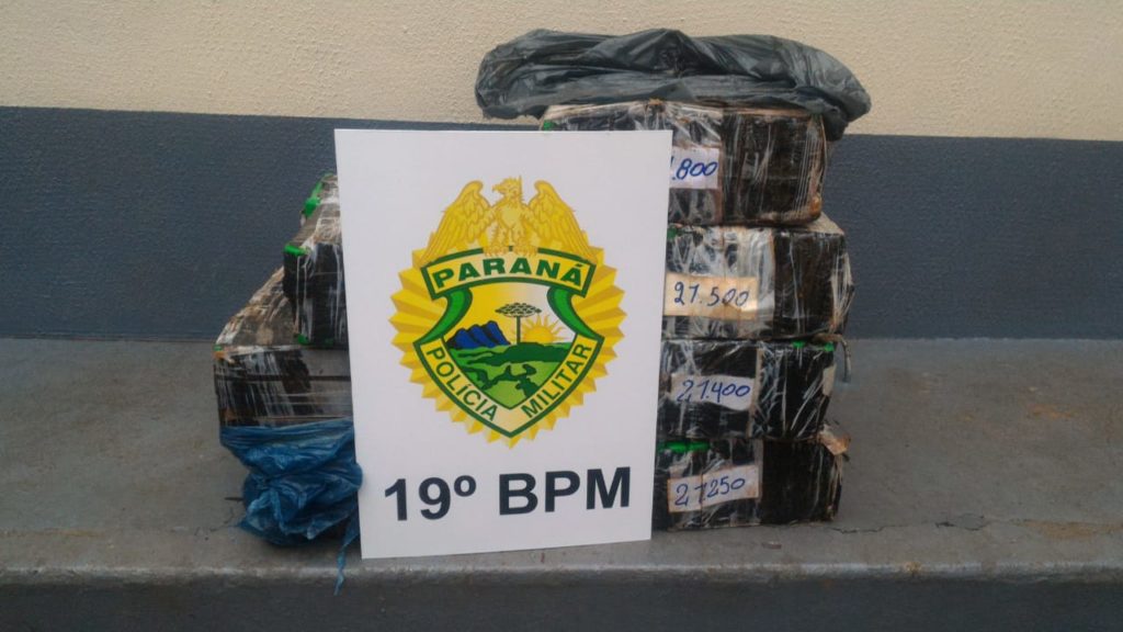 Policias Militares apreendem mais de 600 kgs de maconha em Santa Helena