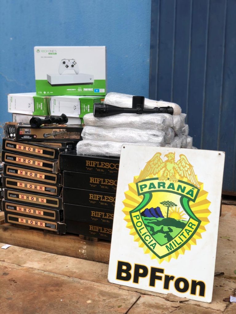 Homem é preso transportando produtos contrabandeados