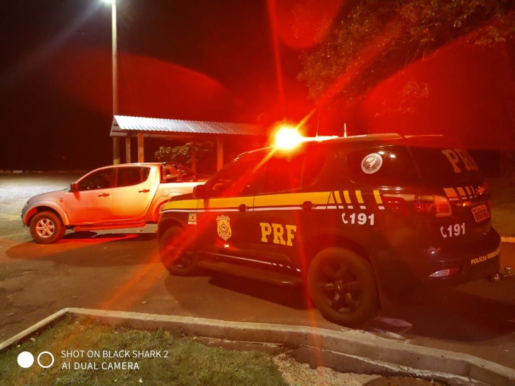 Em Céu Azul, PRF recupera caminhonete L200 furtada em 2018 no estado de São Paulo