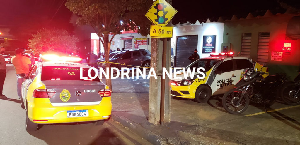 Indivíduo tenta assaltar farmácia e morre baleado por segurança do estabelecimento em Londrina