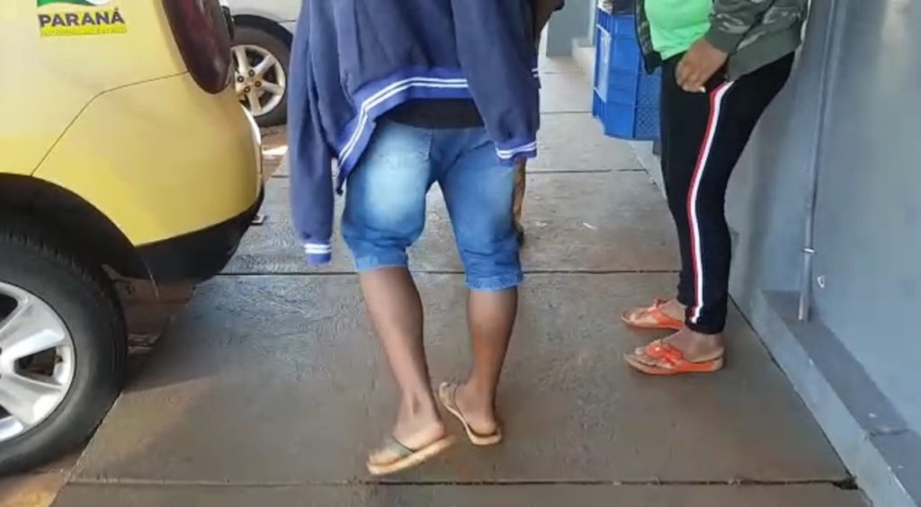 PM de Santa Tereza do Oeste detém jovem que pilotava moto sem placa e com número de chassi raspado