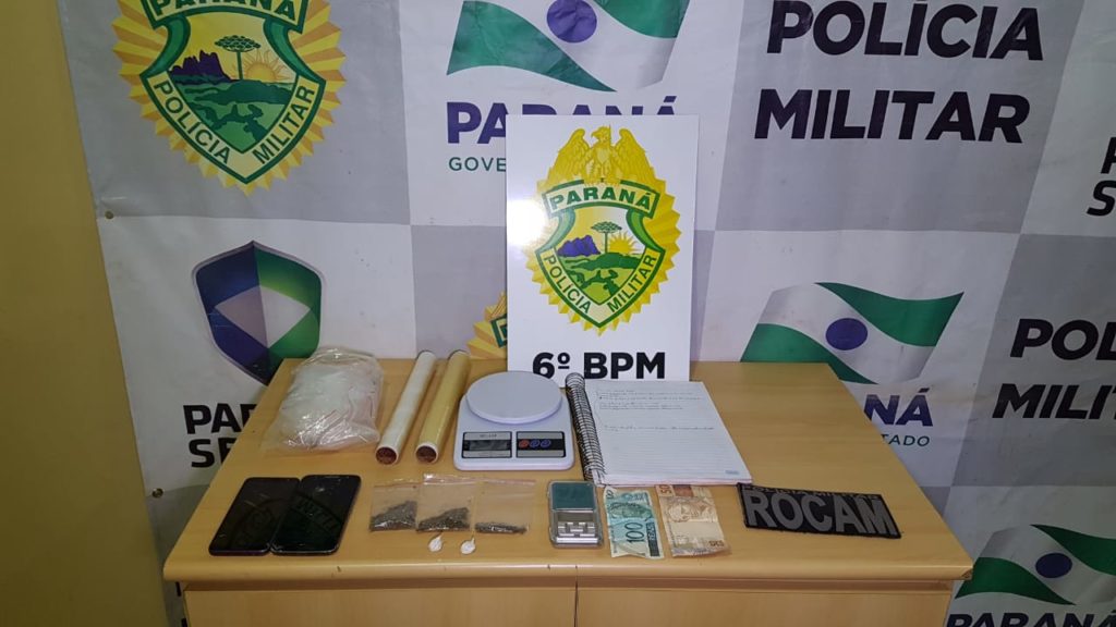 Dupla suspeita de tráfico é detida pela equipe ROCAM, da PM, no Bairro Neva